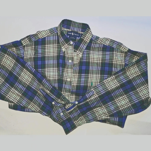 Ralph Lauren Blake Plaid Button Down Shirt - Picture 2 of 4